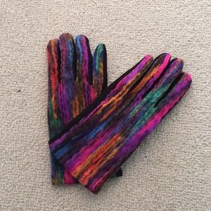 Multicolored women's gloves